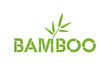 Bamboo Font Icon. Bamboo Text Design. English Vector Logo.