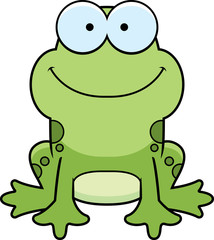 Sticker - Little Frog Smiling