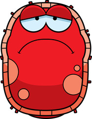 Sticker - Sad Red Blood Cell