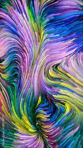 Bursting emotions of color.