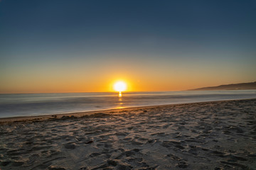 Wall Mural - California beach sunset