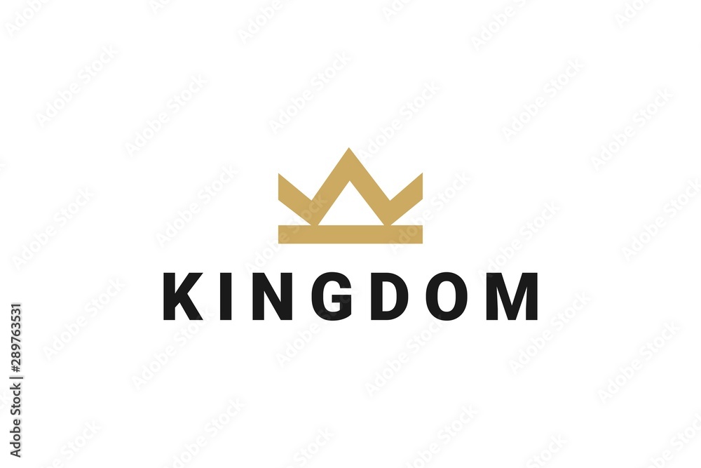 Vintage Crown Logo Royal King Queen abstract Logo design vector ...