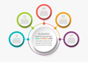 business circle. timeline infographic icons designed for abstract background template milestone elem