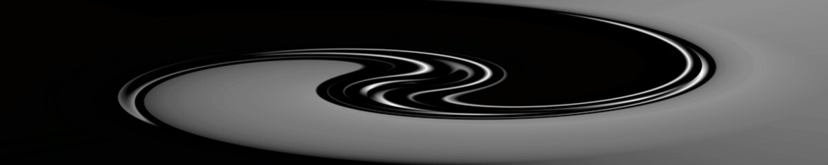 Fototapete - Digital art, panoramic abstract objects (20000 x 4000 Pixels), Germany