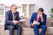 © Elnur - Two businessman discussing business in office