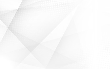 Aufkleber - Abstract geometric white and gray color elegant background. vector illustration