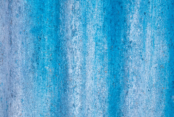 Wall Mural - The wall is painted with blue paint as an abstract background