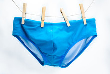 Men's Swimbrief On Clothespins