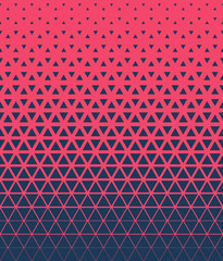 halftone triangle abstract background. trendy colorful vector pattern.