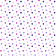 © Eliant - Seamless pattern. Multi-colored circles on a white background.