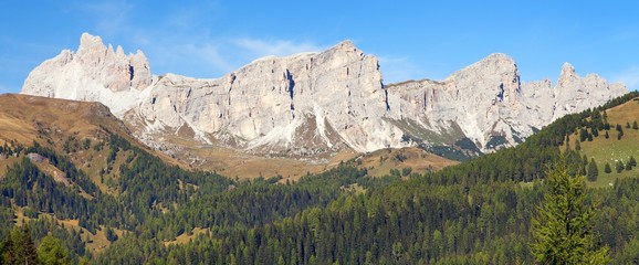 Poster - Becco di Mezzodi and Rocheta, Beautiful Alps dolomites