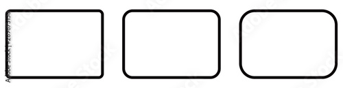 Fotografía RECTANGLE AVEC COINS ARRONDIS