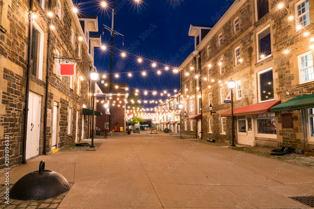 Historic Warehouses Along the Halifax Waterfront - obrazy, fototapety, plakaty 