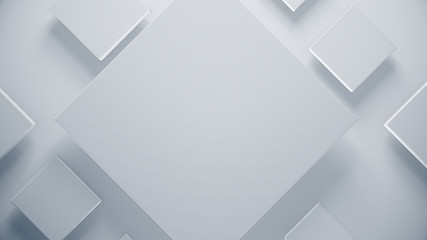 Poster - Rhombus abstract background. Modern and creative texture for business slides. Corporate cover image. Title screen design concept. 3d illustration.