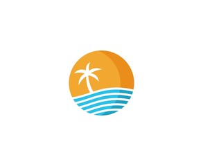 Sticker - Beach logo