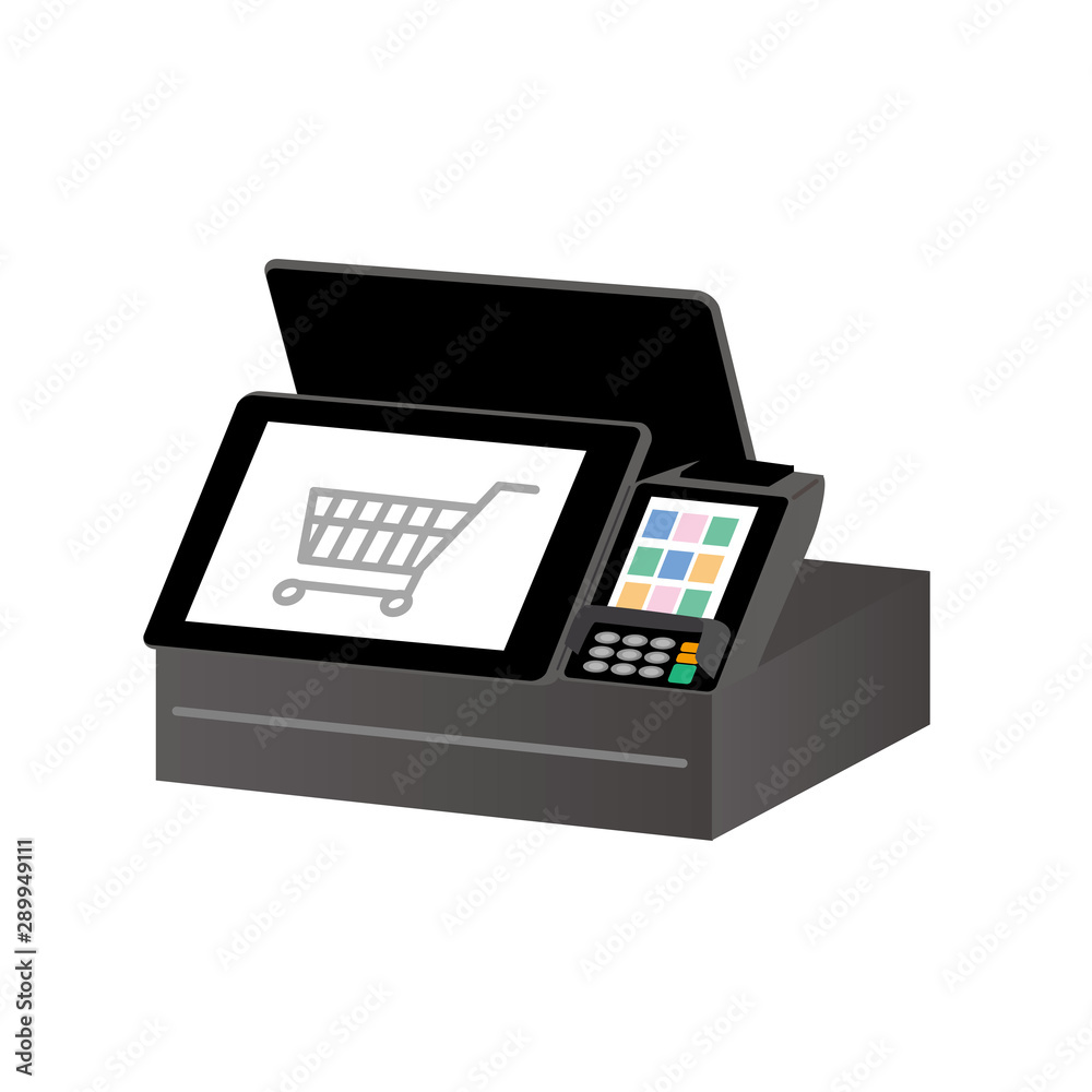 電子マネー 電子決済 レジ イラスト Stock Vector | Adobe Stock