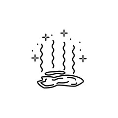 Poster - Water, evaporation icon. Element of geography icon