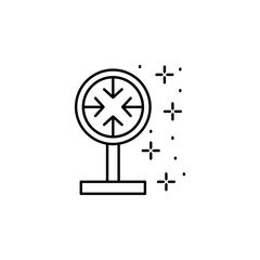 Aufkleber - Sign, target icon. Element of battle royal games icon