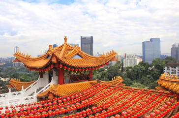 Poster - Roofs of Thean Hou Temple, Kuala Lumpur, Malaysia