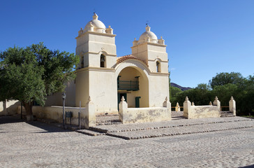 Wall Mural - Church at Molinos town