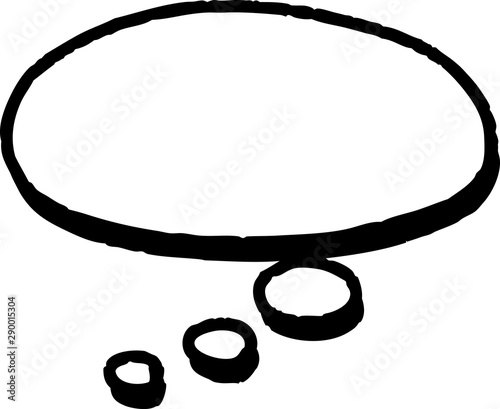 立体的なフキダシ素材