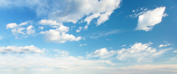 Wall Mural - blue sky clouds background. beautiful landscape with clouds on sky