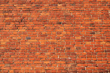  red brick wall.
