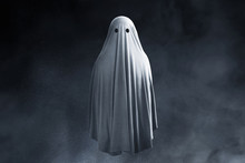 Scary Ghost On Dark Background