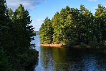 Wall Mural - La Mauricie National Park typical landscape, Province of Quebec, CANADA.