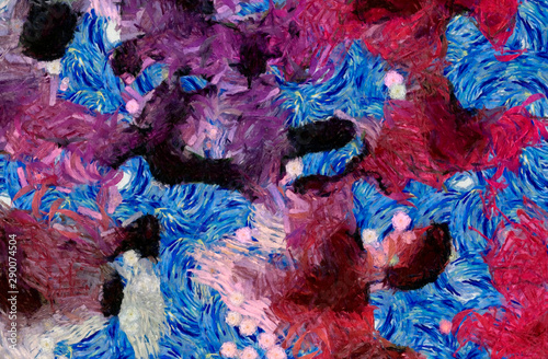 Abstract watercolor texture background. Oil painting style