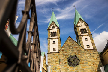 Canvas Print - historic city werl in germany