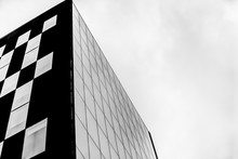 Modern Architectural Buildings In Black And White