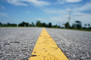 Asphalt road surface