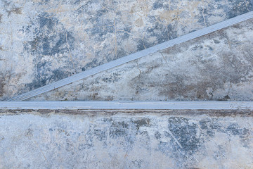 Poster - Old grunge rough cement staircase on floor exterior design background texture