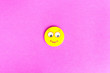 © SMAK_Photo - Positive Funny smiley face on a cardboard background. Copy space for advertising and texts