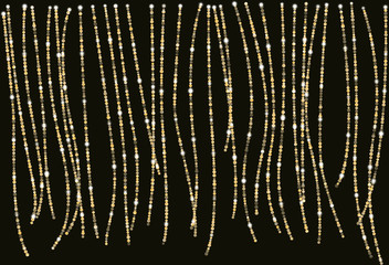 gold string light christmas string light