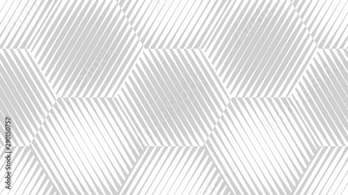 Abstract seamless pattern. Optical illusion of the movement of geometric shapes.