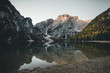 Dolomite lake sunrise