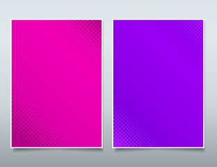 Wall Mural - Brochure flyer Business modern design, booklet template, Geometric triangle abstract poster