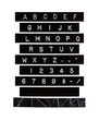 Embossed Alphabet Letter Tape