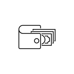 Poster - Financial, wallet icon. Element of financial icon