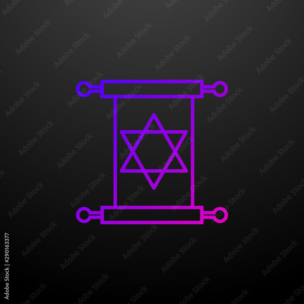 Almud Vector Talmud outline nolan icon. Elements of religion set. Simple icon for ...