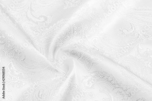 Texture Background Silk Fabric Black White Color Luxurious Soft