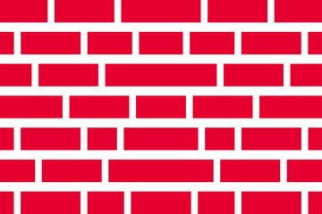 red brick background vector isolated