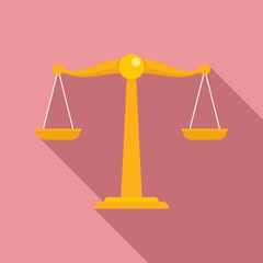 Poster - balance icon. flat illustration of balance vector icon for web design