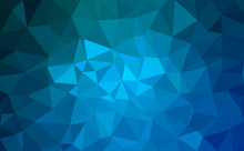 Modern Blue Abstract Polygonal Background. Geometric Texture Background
