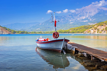 Wall Mural - Beautiful bay at the ancient Phaselis city, Turkey