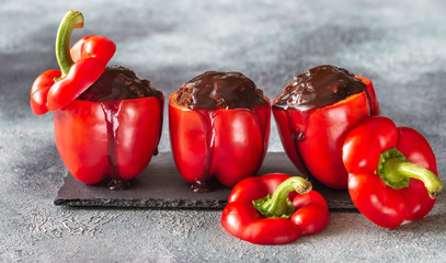 Sticker - Stuffed red peppers