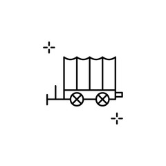 Poster - Cart, spanish icon. Element of spanish thin line icon