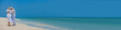 © Darren Baker - Happy Senior Couple Dancing on Beach Web Banner Panorama
